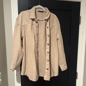 ***washed never worn*** oversized buttoned down denim shirt dress